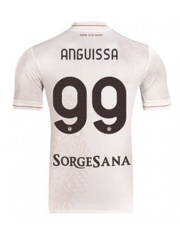 SSC Napoli Frank Anguissa #99 Replika Borta Kläder 2025-26 Kortärmad
